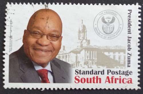 RSA - 2009 PRESIDENT JACOB ZUMA - SINGLE - POSTALLY USED