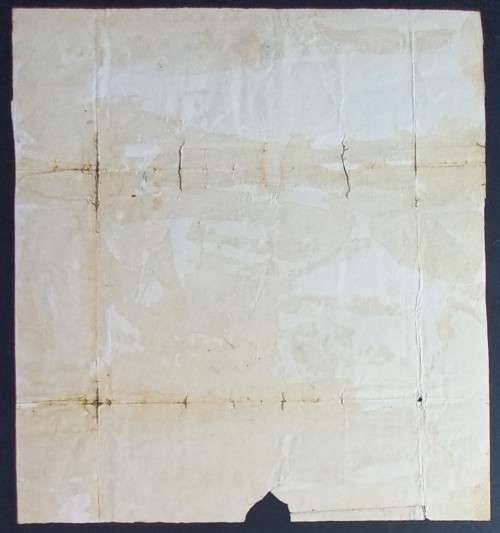 GB QV - 1840 FORES`S SATIRICAL COMIC ENVELOPE No.1 - POSTALLY USED WITH PENNY BLACK TIED TO PIECE