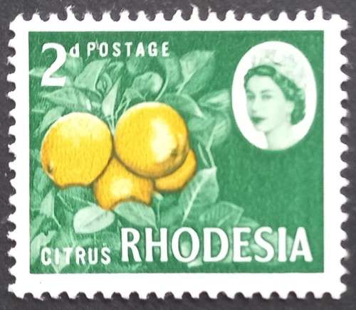 **R1 START** RHODESIA - 1966-70 DEFIN ISSUE - 2d CITRUS - SINGLE - UNUSED