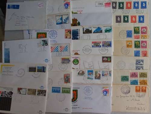 NETHERLANDS - SELECTION OF FDC`s & PRIVATE COVERS TO CLEAR