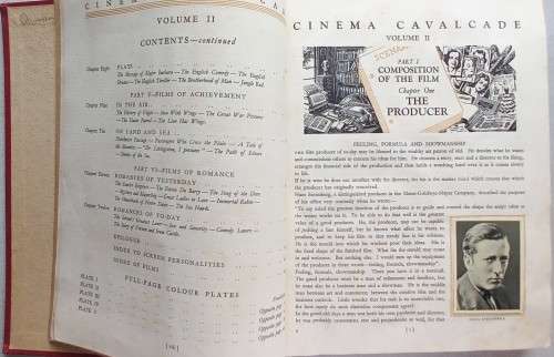 1940`s PUBLICATION - CINEMA CAVALCADE (VOLUME II) - CIGARETTE CARDS - INCOMPLETE