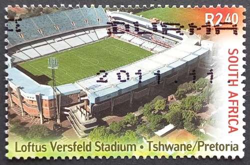 RSA - 2010 SPORT STADIA - LOFTUS VERSVELD - SINGLE - POSTALLY USED