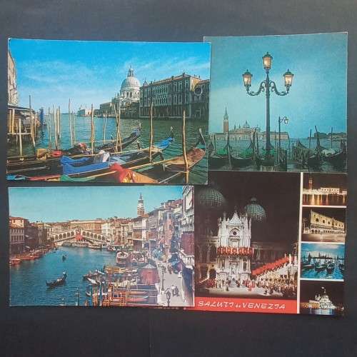 **R1 START** POSTCARDS FROM VENICE - USED - BID PER POSTCARD