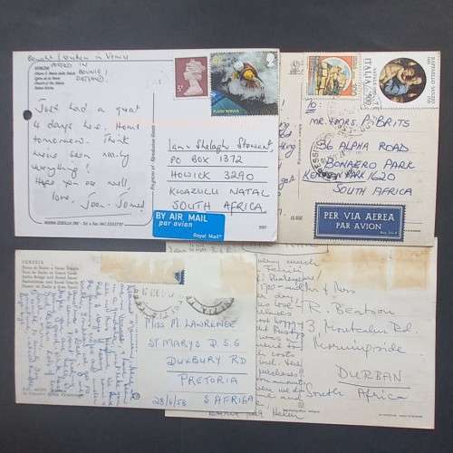 **R1 START** POSTCARDS FROM VENICE - USED - BID PER POSTCARD