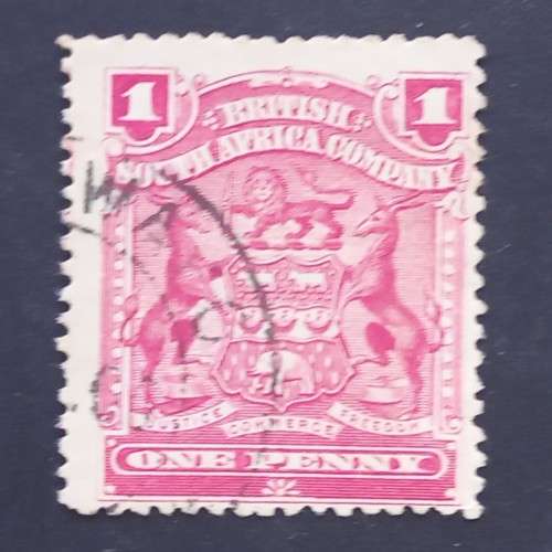 BSAC - 1898-1908 Defin Issue - 1d Rose - Single - Used