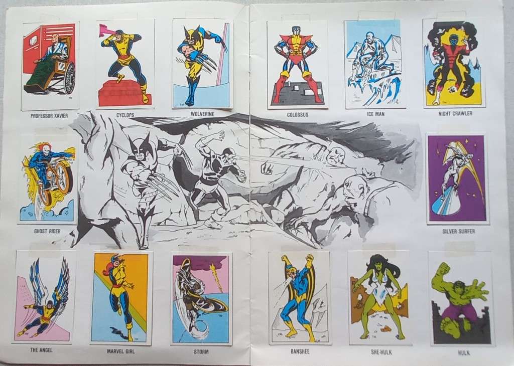 DC MARVEL SUPER HEROES SWOP SENSATION - Colin Penn Promotions, Durban, South Africa - Published 1989