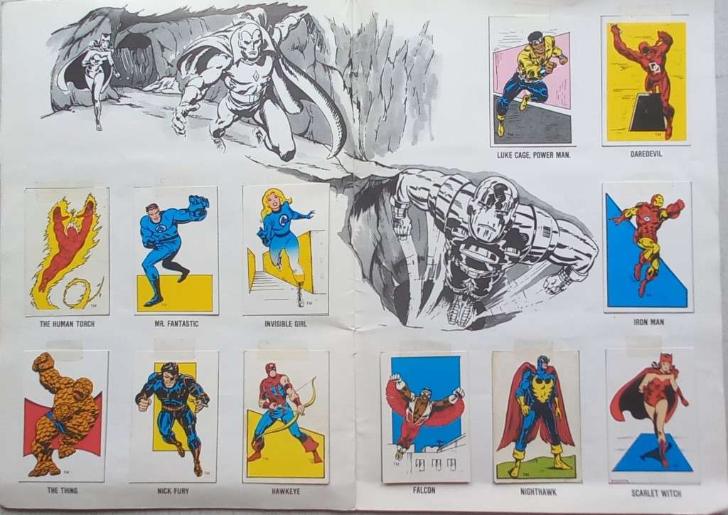 DC MARVEL SUPER HEROES SWOP SENSATION - Colin Penn Promotions, Durban, South Africa - Published 1989