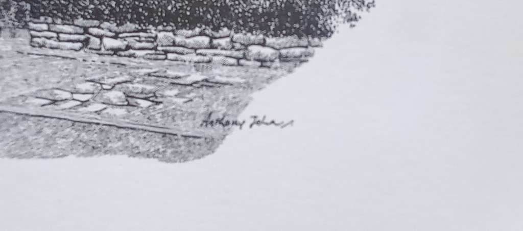 Shakespeare`s Birthplace - An Anthony John Pencil Signed Lithograph