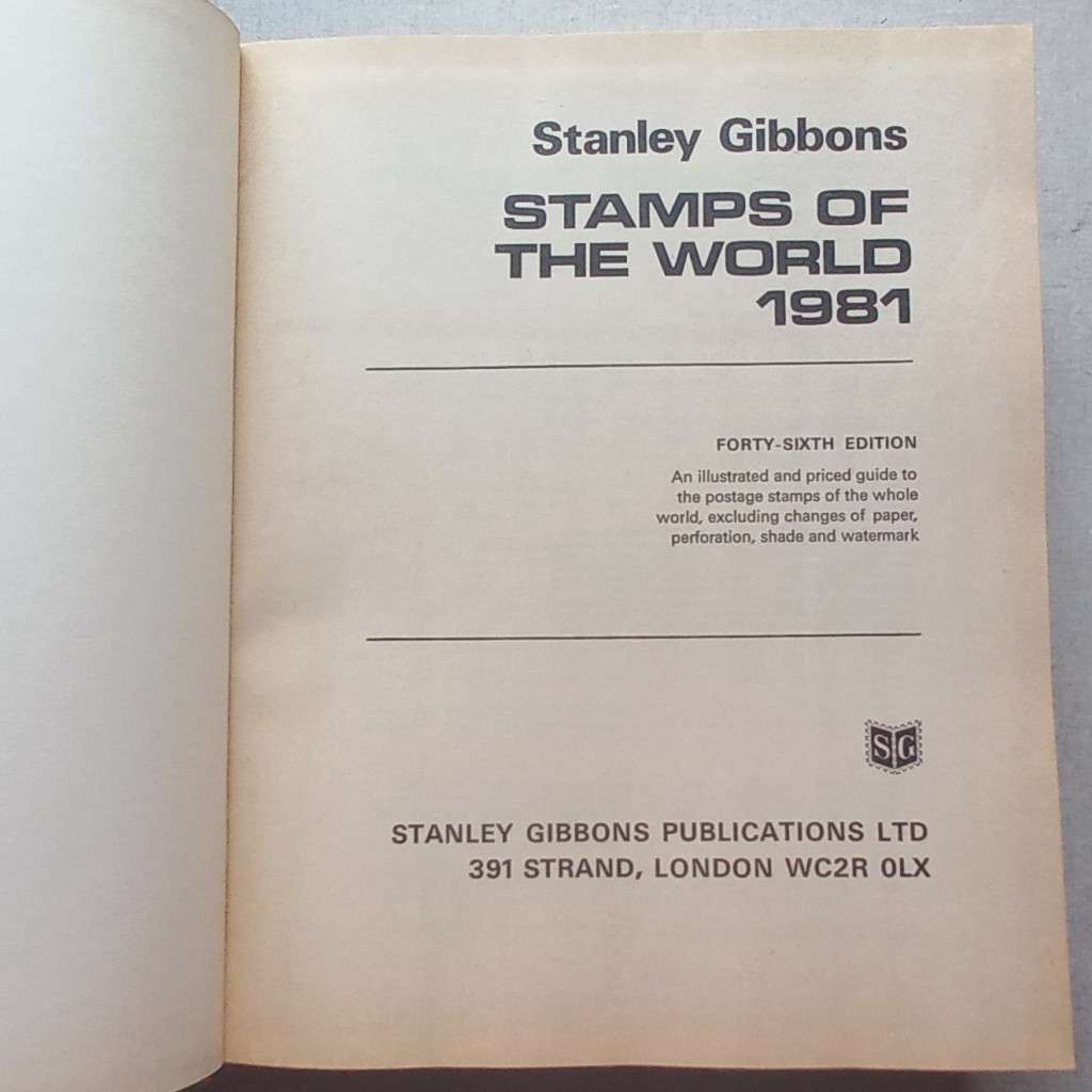 Stanley Gibbons  Stamps of the World Stamp Catalogue `Simplified` - 1981 edition