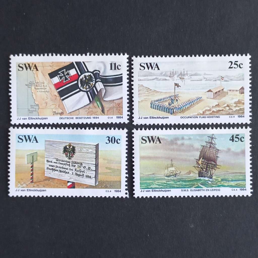 SWA - 1984 German Colonisation - Full Set of Singles - MNH