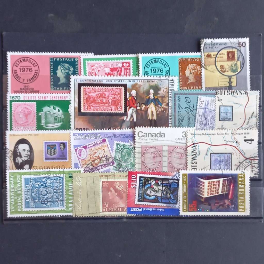 Thematics - Stamps on Stamps - 16 stamps - no duplication