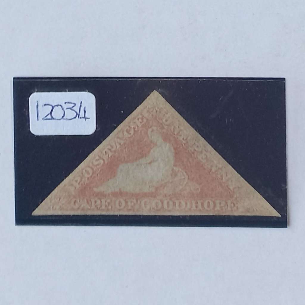 COGH - 1858 1d Pale Rose - Single - Unused with COA