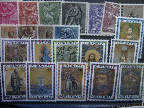 VATICAN - SELECTION OF 23 MINT STAMPS AS PER SCAN
