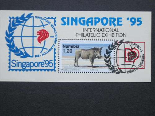 NAMIBIA - 1995 SINGAPORE INT STAMP EXHIBITION - MINISHEET