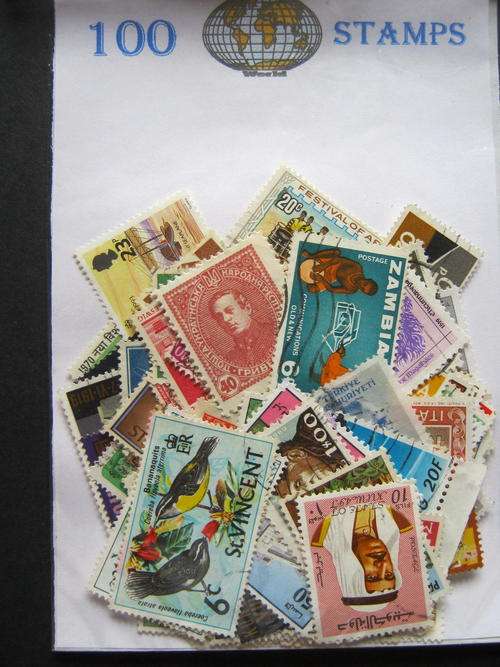 WORLDWIDE - SELECTION OF 100 STAMPS