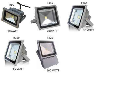 10 watts normal slim x 6 and10 watts pir x 1 and 100 watts slim x1