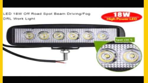18W Spot Offroad 6 inch LED Light Bar Work Driving Work Light Signal Row SUV 4WD Boat Truck