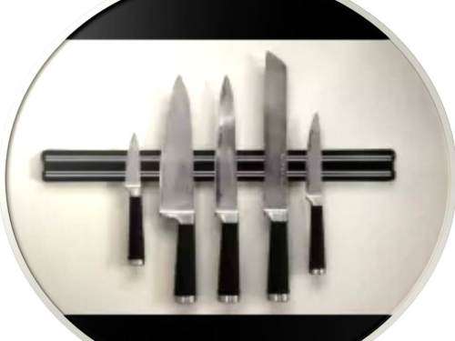 Wall mount magnetic knifes storage holder chef rack strip Utensil kitchen tool