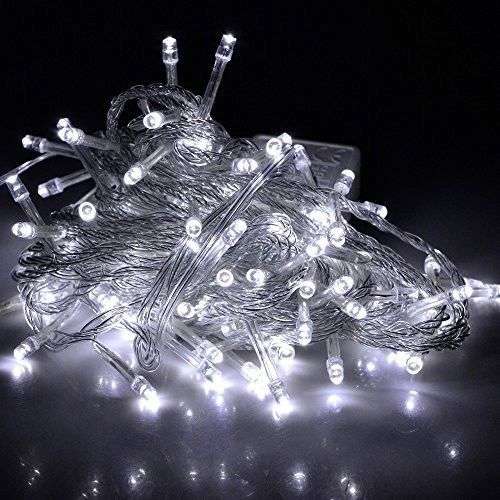 BATTERY OPERATED WHITE FAIRY LED STRING LIGHTS