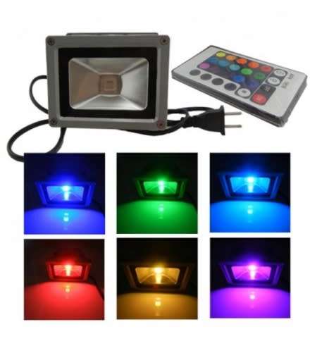 20 Watts RGB Flood Lights - With Remote