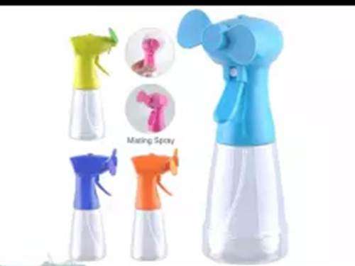 WATER BOTTLE WITH SPRAY FAN (MIST PRESSURE FUNCTION)