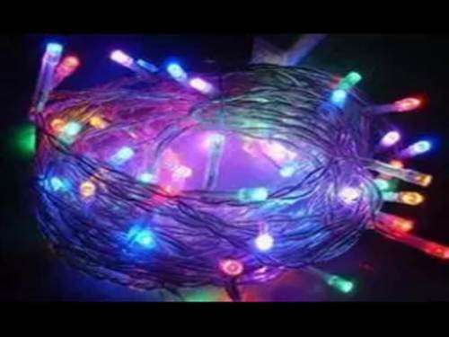 4ft (1.2m) ARTIFICIAL CHRISTMAS TREE COMPLETE WITH 3 M MULTICOLORED OR WHITE FAIRY LIGHTS