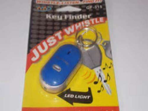 Whistle key finder with led light
