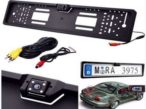 CAR NUMBER PLATE WITH 420 TVL RESOLUTION CAMERA (NUMBER PLATE STANDARD LICENSE EU)