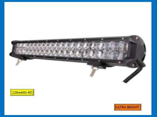 126 WATTS 4D COMBO SPOT LENCES ULTRA BRIGHT HIGH INTENSITY CREE BAR FOR4X4 LOVERS, BOATS AND CAMPERS