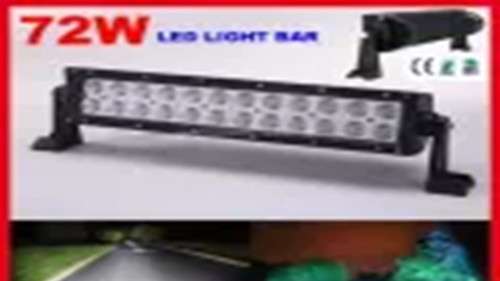 72 WATTS HIGH INTENSITY CREE LEDS WITH S/STEEL BRACKET 4X4 OR SUV LIGHT BAR