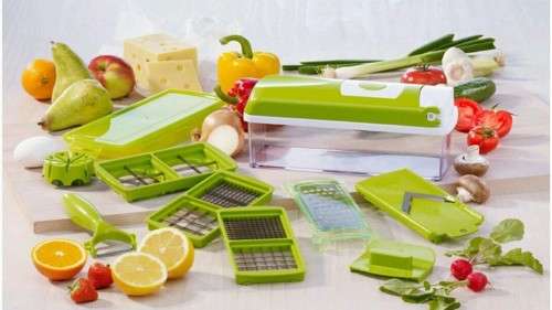 KITCHEN TOOLS IN GENIUS BOX NICER DICER AND MULTI CHOPPER SET