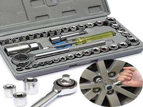 40 PIECE COMBINATION SOCKET SET