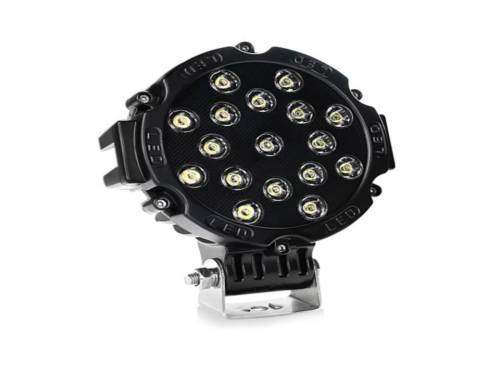 51w Round Led Light 7" Spot Work Off Road Fog Driving Roof Bar Bumper for SUV Boat 4x4 Jeep Lamp