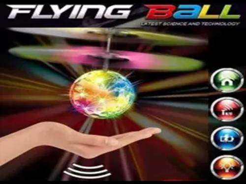 Flying disco helicopter ball