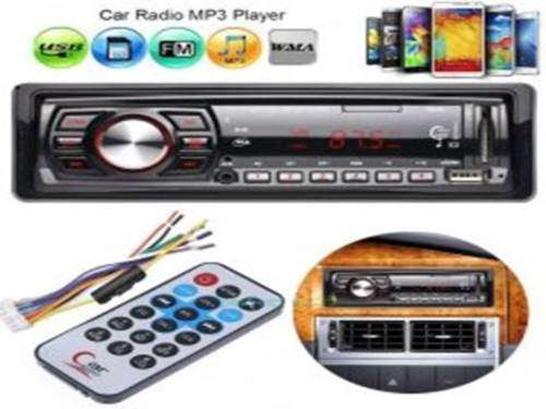 LED Car Radio & Remote - MP 3, FM Stereo, Supports USB, SD Card, AUX, 5V Charging, etc