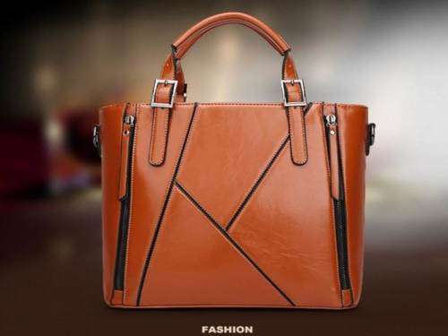 WOMANS PU LEATHER SHOULDER MESSANGER HANDBAG