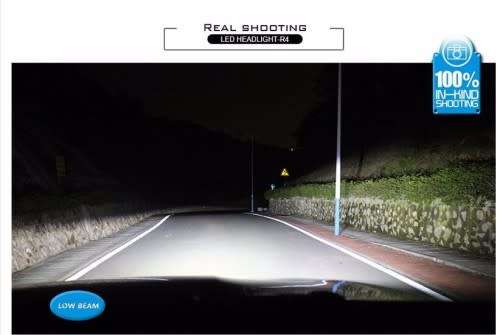 H4 or H7 LED Headlight Bulbs Upgrade Conversion kit