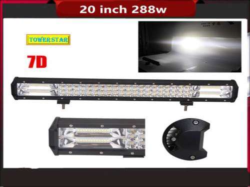 HUGE!!!! 288W X 20" X 7D + TRI ROW LED LIGHT BAR