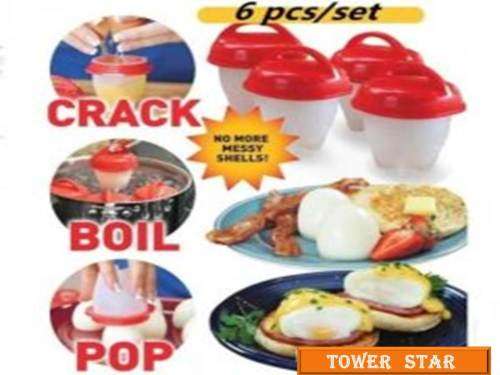 SILICONE EGG BOIL SET AS  PER TV