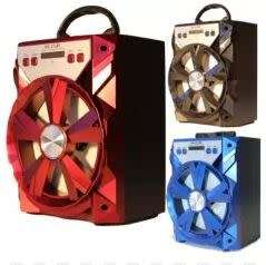 Bluetooth Multimedia X-Bass Speaker - USB/TF/AUX/MIC/ FM Radio & LED Display