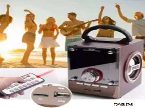 BLUETOOTH MULTIMEDIA RADIO SPEAKER - USB/TF/AUX/MIC/ FM Radio & GLASS LED Display