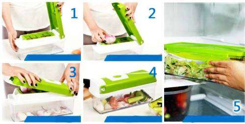 Genius Nicer Dicer Plus Multichopper Vegetable Cutter