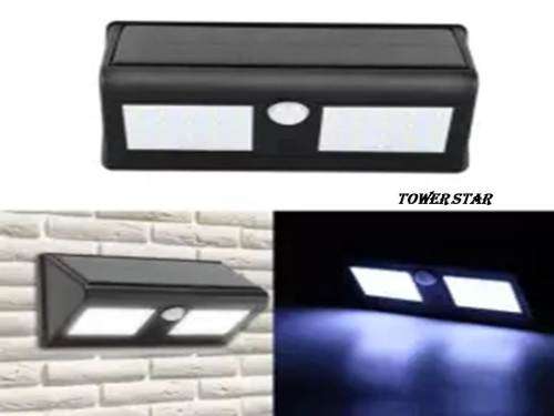 DOUBLE PANEL 48LED SOLAR POWER MOTION SENSOR PIR WALL LIGHT