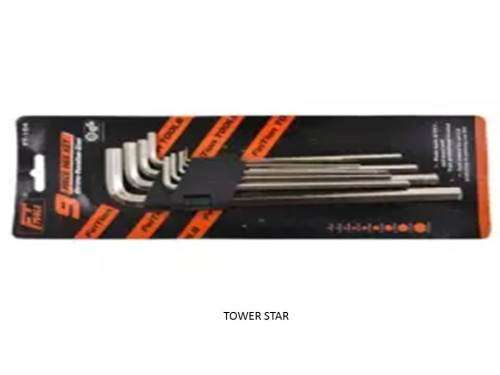 QTOOLS 9PIECE L TYPE BALL END HEX KEY SET