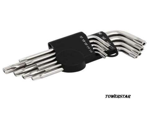 QTOOLS 9PIECE L TYPE BALL END HEX KEY SET