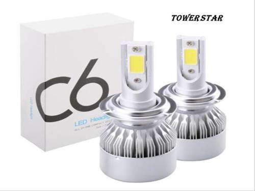 CAR LED H4 & H7 UPGRADE KIT 7600LM XENON WHITE 108w /set