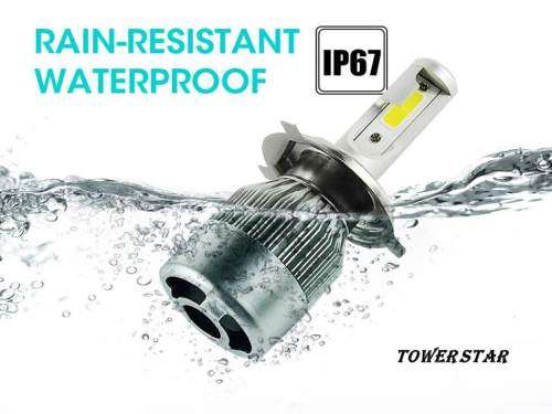 CAR LED H4 & H7 UPGRADE KIT 7600LM XENON WHITE 108w /set