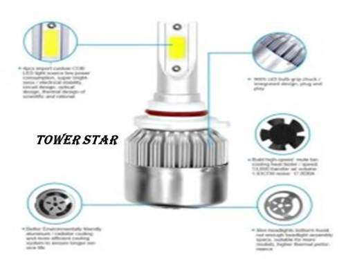 CAR LED H4 & H7 UPGRADE KIT 7600LM XENON WHITE 108w /set