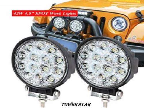 42 Watt LED Round Spot Light - Brackets Included!