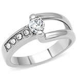IMPORTED DESIGNER TK 316 (STAMPED) RING WITH STUNNING AUSTRALIAN SIM DIAMOND SIZE 6(SAVE ON IMPORT)